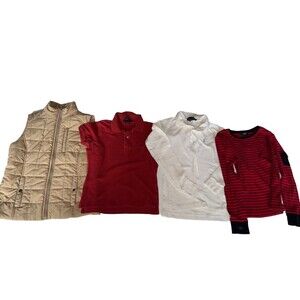 Ralph Lauren The Skinny Polo 100% Cotton Women Sz. Small Preppy Classic Lot Of 4